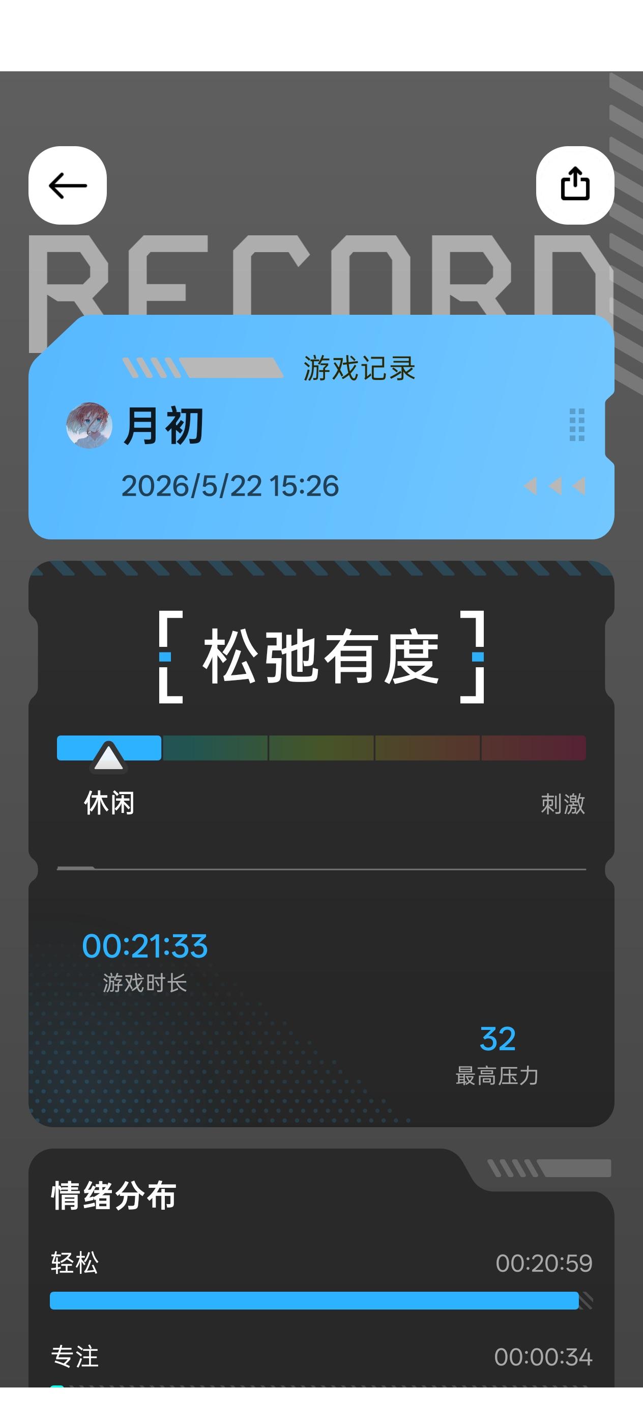 游戏模式,很有特色的功能,不过我打游戏不红温,感觉乐趣少一半,hhhh